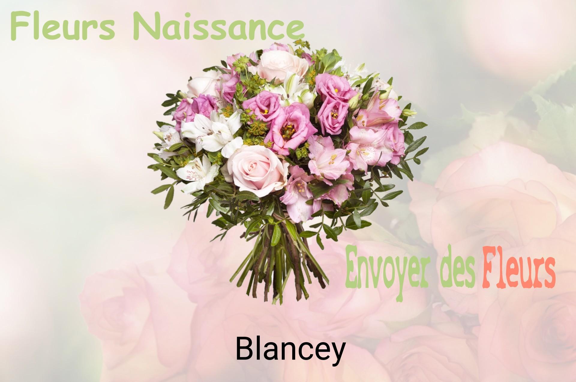 Bouquet de fleurs de naissance livré à Blancey